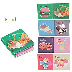 Sách vải mềm cho bé sơ sinh giáo dục sớm họa tiết hoạt hình XUTOSHOP