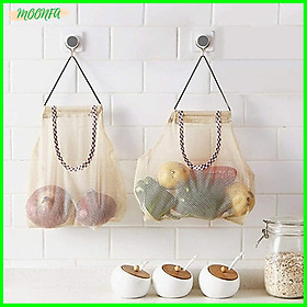 Túi Lưới Đa Năng Đựng Hành Tỏi Cho Nhà Bếp, Túi Lưới Đựng Rau Củ Quả Nhỏ Gọn - Không Chiếm Không Gian Làm Việc