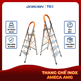Mua Thang Ghế Chữ A Gấp Gọn 3 bậc Ameca - Thang gia đình  thang thắp hương - Chiều cao 75cm - AMG-3IN