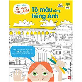 Sách Hello English! - Xin Chào Tiếng Anh! - Tô Màu Cùng Tiếng Anh