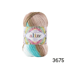 Mua Cuộn sợi 100% cotton Miss Batik hãng len Alize siêu mát  đan/ móc áo  váy  khăn cực xinh