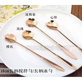 Mua ROSE Thìa dài hoa hồng vàng hồng 6180D