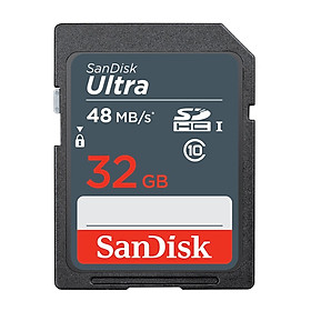 Mua Thẻ nhớ 32GB SDHC Ultra C10 Read 48MB/s SanDisk - Hàng Chính Hãng
