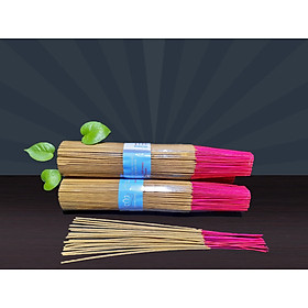 Mua Nhang Trầm Hương Sạch  Nguyên Chất 100%  Ít khói  Mùi trầm thơm nhẹ  bó 0 5kg  400 cây   chiều dài 40cm