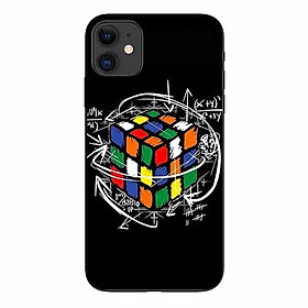 Ốp lưng in cho Iphone 11   Rubik Toán Học