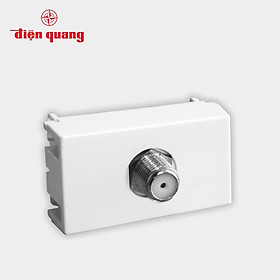 Mua Set 3 Ổ cắm cáp tivi âm tường Điện Quang DQHome ĐQ IW1 TVO W (màu trắng)