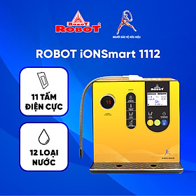 Máy Lọc Nước Điện Giải Ion Kiềm ROBOT Nóng Thông Minh IonSmart 1112 - Tạo 12 Loại Nước - Hàng Chính Hãng