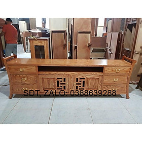 Mua Kệ tivi gỗ sồi 2m2 giá thật