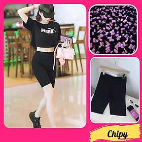 Quần Legging Ngố , Lửng Ngố, Dài CHIPY Nâng Mông Cạp Cao Xuất Hàn Siêu Hot Siêu Co Giãn Loại 1