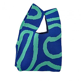 Knitted Women Handbag,  ,Lightweight ,Fashion Reusable Portable Shopping Bag Cute Boho Tote Bag Shoulder Bag for Beach Summer Travel