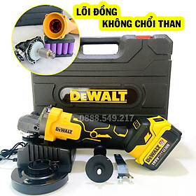 Bộ Máy Mài Góc - Máy Cắt Cầm Tay Dewail Dùng Pịn 199V Chuyên Dùng Trong Công Trình, 3 Tốc Độ Tải - Hàng Lõi Đồng - Không Chổi Than