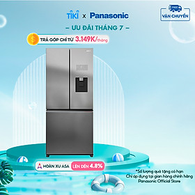 Mua Tủ lạnh Panasonic Prime+ 3 cánh NR-CW530XHHV 495L - Cảm biến thông minh - Vòi lấy nước ngoài kháng khuẩn  khử mùi tiện lợi  - Chức năng làm đá tự động - Bảo hành 24 tháng - Hành chính hãng