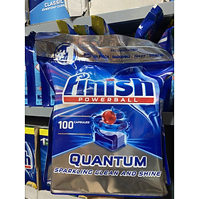 Viên rửa chén bát Finish Quantum 100 viên