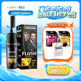 Gel Lược Nhuộm Phủ Bạc Lavox Flash 150ml - Lên Màu Nhuộm Tại Nhà Đơn Giản Tiện Lợi Lamimi Chính Hãng