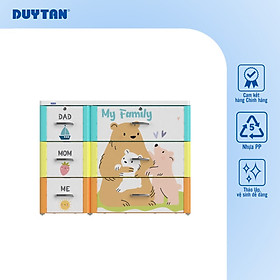 Mua Tủ nhựa Duy Tân Shino 3 tầng 6 ngăn lớn nhỏ tiện lợi xếp quần áo  vật dụng đa năng trong một