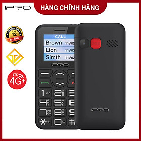 Mua Điện thoại người già IPRO F183 4G   Gọi HD Call   Có SOS   2 sim 2 sóng - Hàng chính hãng