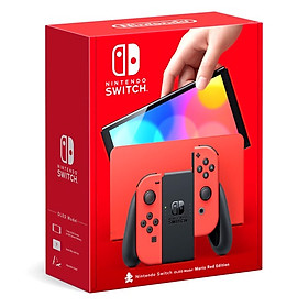 Máy chơi game Nintendo Switch Oled Mario Red Edition - Hàng nhập khẩu