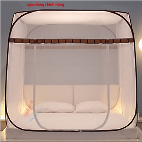Mua Màn chụp tự bung đỉnh vuông - Mẫu mùng chụp tự bung người lớn chống muỗi gấp gọn