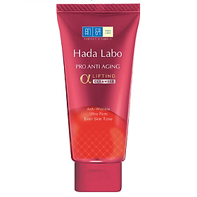 Sữa rửa mặt dưỡng chuyên biệt chống lão hóa Hada Labo Pro Anti Aging α Lifting Cleanser (80g)