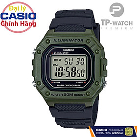 Đồng Hồ Nam Casio W-218H-3AVDF Dây Nhựa