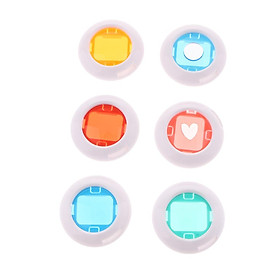 6 Color Filter Lens for  Fuji  Mini 8 9 / 7S Camera Polaroid
