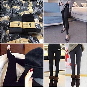 QUẦN LEGGING LÓT LÔNG DÀY MỀM MỊN ẤM