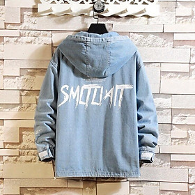 Áo khoát đẹp mũ jean form rộng Limit đẹp hàng bao chất-A3106 - Xanh