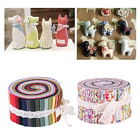 Fabric Strips Jelly Rolls Sewing Quilting DIY Craft Fabric for Patchwork