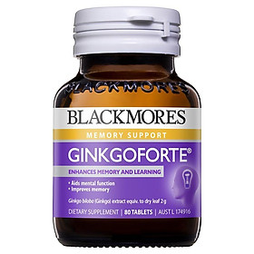 Blackmores Ginkgo Forte 2000mg 80 Tablets