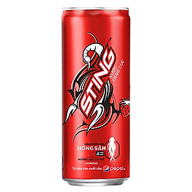 BÁO GIÁ Sting Nước Ngọt | Shopee Lazada Sendo Tiki mới nhất 18 Nước tăng lực Sting dâu lon 320ml - 32114