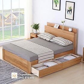 Mua Giường Gỗ Có Ngăn Kéo Đơn Giản Thanh Lịch GN-515 - Đồ Gỗ Nhà Tôi