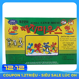 Combo 10 miếng Keo dán bẫy chuột, gián, thằn lằn, côn trùng Korea Catch Mouse