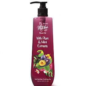 Gel sữa tắm tinh chất mận tím và bạc hà MOLOKAL 1200ml
