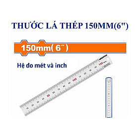 Mua  CHÍNH HÃNG  Thước lá thép 150mm(6 ) WADFOW WRU1315