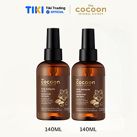 Combo 2 nước dưỡng tóc Sa-chi Cocoon giúp cấp ẩm và phục hồi hư tổn 140ml/chai
