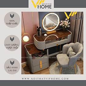 Mua Bàn trang điểm  bàn phấn kèm gương tích hợp đèn LED kèm nút cảm ứng thông minh và ngăn kéo để đồ tện lợi BTD-00142