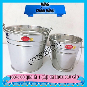 Mua Xô inox 304 đủ cỡ 3  5  10  15  20 lít size 18  20  25  27  30 cm Xô đá ngâm bia rượu cao cấp