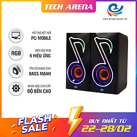 Mua Loa Bluetooth Vi Tính Việt Star Quốc Tế VS-112  Âm Thanh Chân Thực  Đèn Led Cực Chất - Hàng Chính Hãng