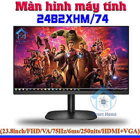 Màn Hình Máy Tính 24 Inch Full Viền AOC 24B2XHM 74 FHD 1920 1080 75HZ Cổng