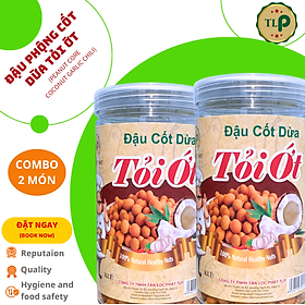 ĐẬU PHỘNG CỐT DỪA  TỎI ỚT TÂN LỘC PHÁT HŨ 400G