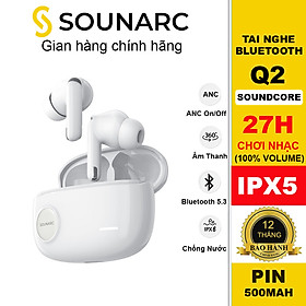 Mua Tai Nghe Nhét Tai TWS Bluetooth 5.3 Chống Ồn Chủ Động SOUNARC Q2  Chống Nước IPX6 Thời Gian Chơi 32 Giờ - Hàng chính hãng