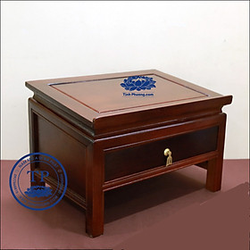 Mua Bàn Đọc Kinh Bằng Gỗ GÕ ĐỎ Phun Sơn Màu Nâu Đậm  Kích Thước 30cm x 35cm x 50cm HAN12155