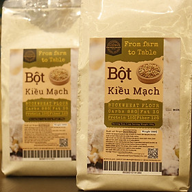 Bột kiều mạch và hạt kiều mạch làm bánh, nấu ăn - buckwheat the nuts valley