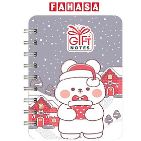 Sổ Lò Xo Moochi Christmas A7 - Kẻ Ngang - 160 Trang 70gsm - The Sun 08