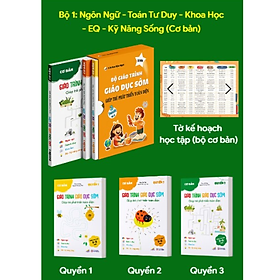 Bộ sách : Giáo Trình Giáo Dục Sớm ,Giúp Trẻ Phát Triển Toàn Diện - cô Phan Hồ Điệp (SP chính hãng)