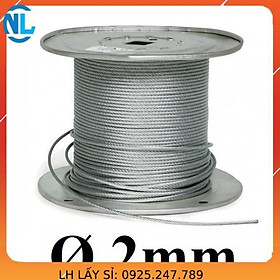 Mua Dây cáp thép mạ kẽm Ø dài 1 mét – 1000 mét cáp thép
