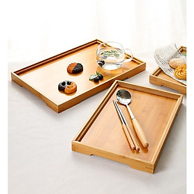 Mua Khay Gỗ Tre Chữ Nhật Decor