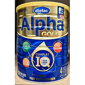 Sữa bột Dielac Alpha Gold IQ Step 4 - Hộp thiếc 1500g (dành cho trẻ 2-6 tuổi)