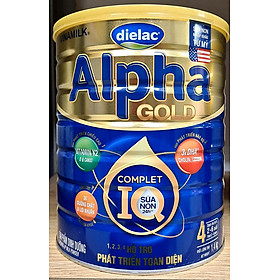 Sữa bột Dielac Alpha Gold IQ Step 4 - Hộp thiếc 1500g (dành cho trẻ 2-6 tuổi)
