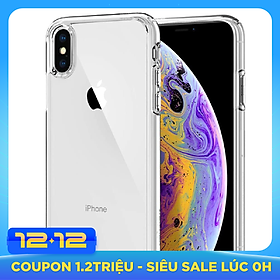 Ốp Lưng Kính Cường Lực Trong Suốt, Viền Máy Dẻo Dành Cho Iphone X / XS/ XS Max / XR / 7 8 PLus Hàng Chính Hãng Helios